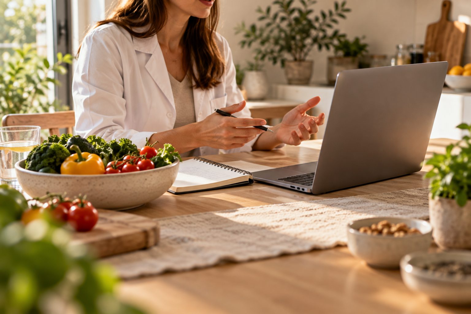 Consulenza nutrizionale online dal computer di casa